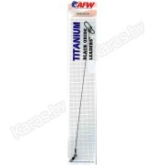 Титановый поводок AFW Titanium Black Oxide Leaders оснащённые вертлюгом и застёжкой (1 шт.)