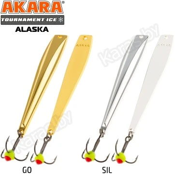 Блесна вертикальная зимняя Akara Tournament Ice Alaska 50 мм (4 гр)
