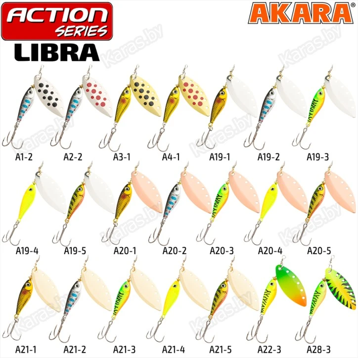 Блесна вращающаяся Akara Libra 4 (16 г)