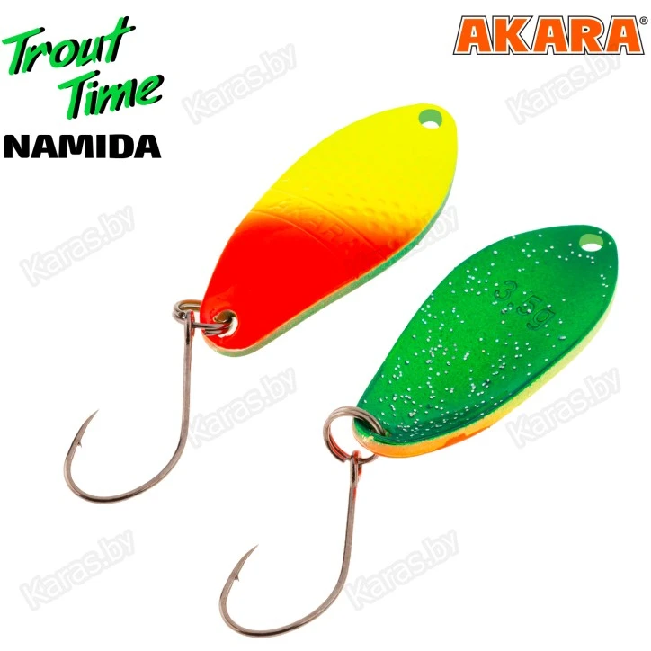 Блесна колеблющаяся Akara Trout Time Namida (3 г)