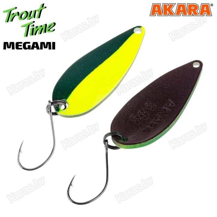 Блесна колеблющаяся Akara Trout Time Megami (3.8 г)