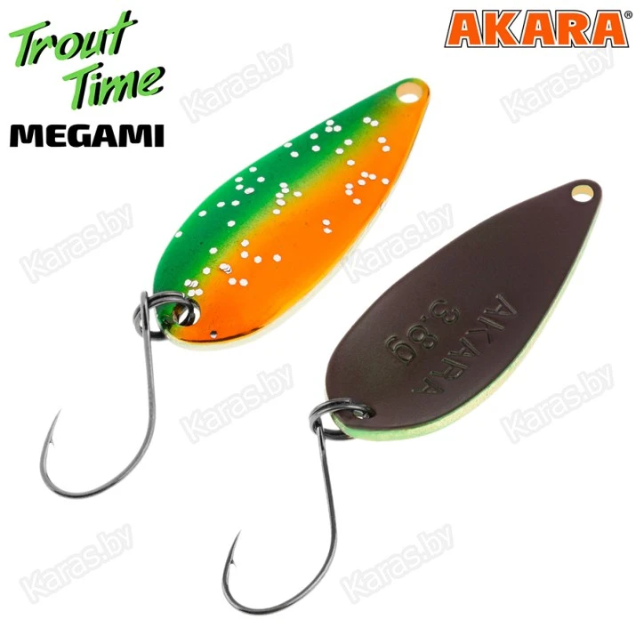 Блесна колеблющаяся Akara Trout Time Megami (3.8 г)