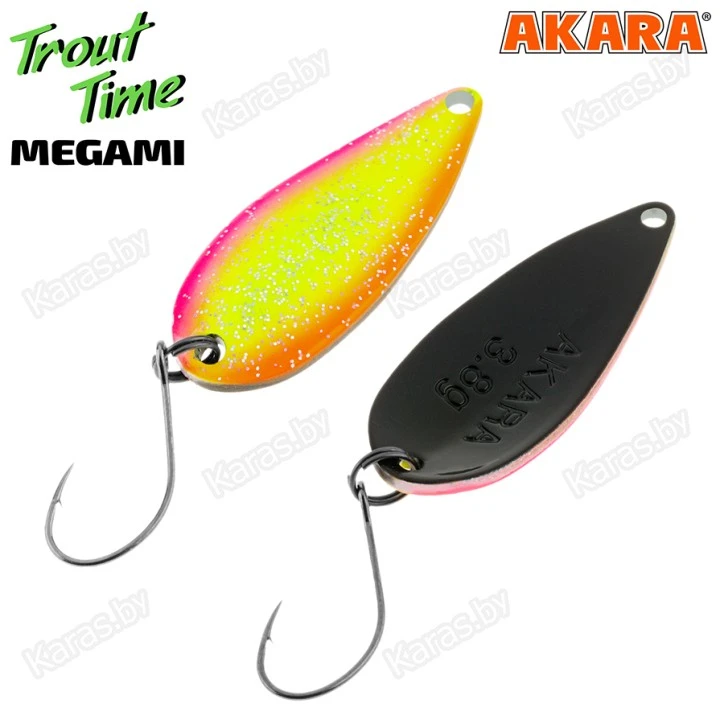 Блесна колеблющаяся Akara Trout Time Megami (3.8 г)