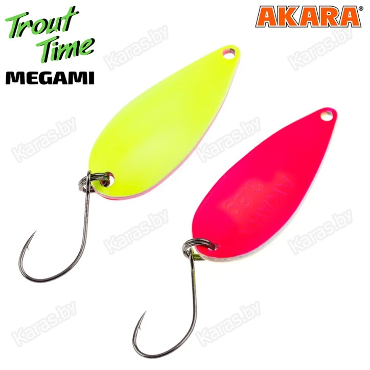 Блесна колеблющаяся Akara Trout Time Megami (3.8 г)