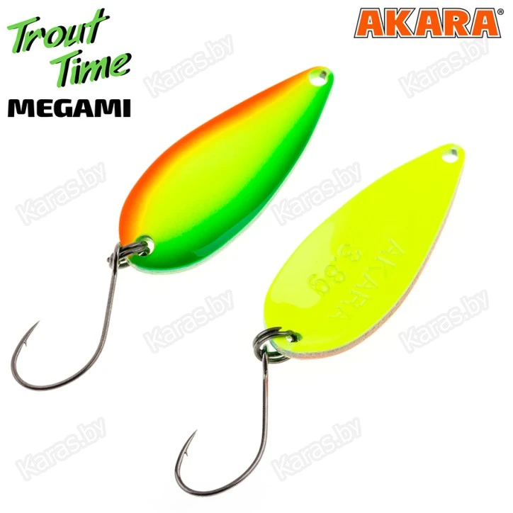 Блесна колеблющаяся Akara Trout Time Megami (3.8 г)
