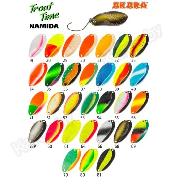 Блесна колеблющаяся Akara Trout Time Namida (3 г)