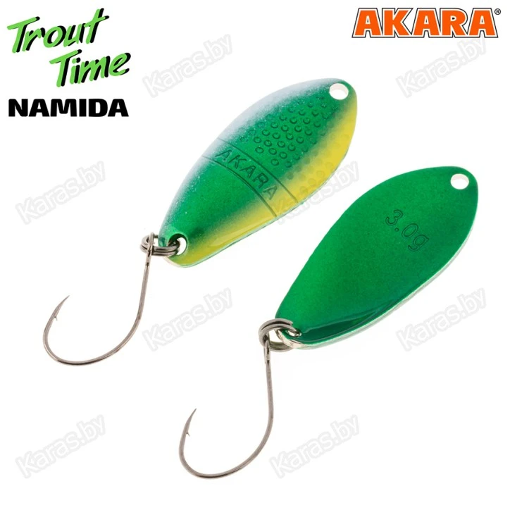 Блесна колеблющаяся Akara Trout Time Namida (3 г)