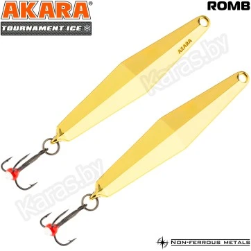 Блесна вертикальная зимняя Akara Tournament Ice Romb 60 мм (7 гр)
