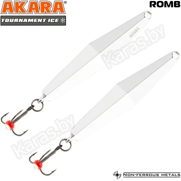 Блесна вертикальная зимняя Akara Tournament Ice Romb 40 мм (2.5 гр)