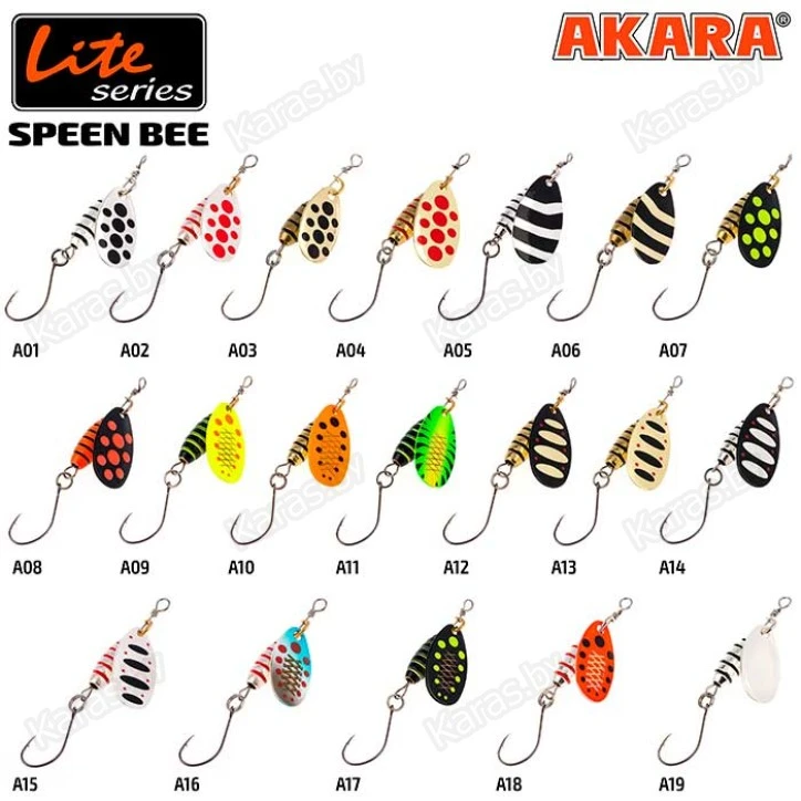Блесна вращающаяся Akara Spin Bee 2 (5.5 г)