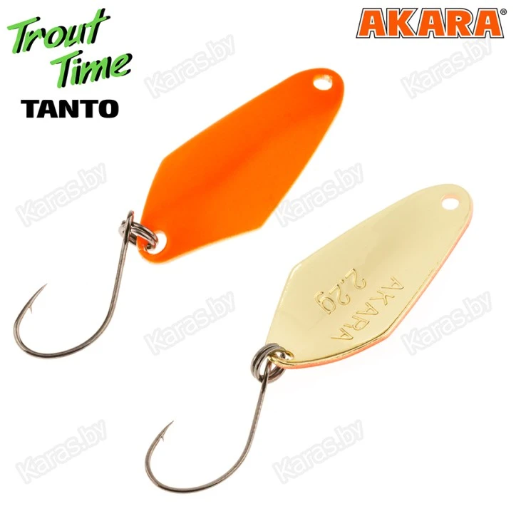 Блесна колеблющаяся Akara Trout Time Tanto (2.2 г)