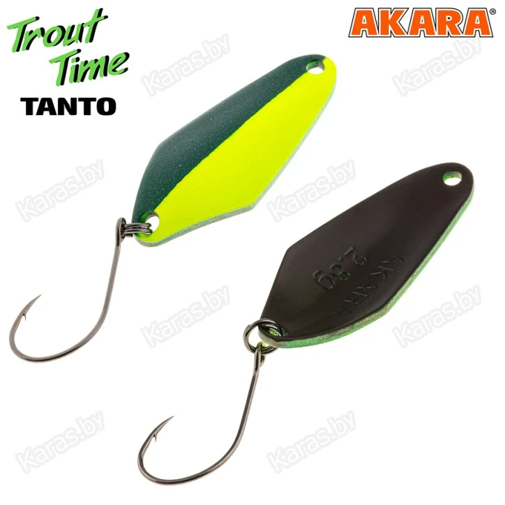 Блесна колеблющаяся Akara Trout Time Tanto (2.2 г)