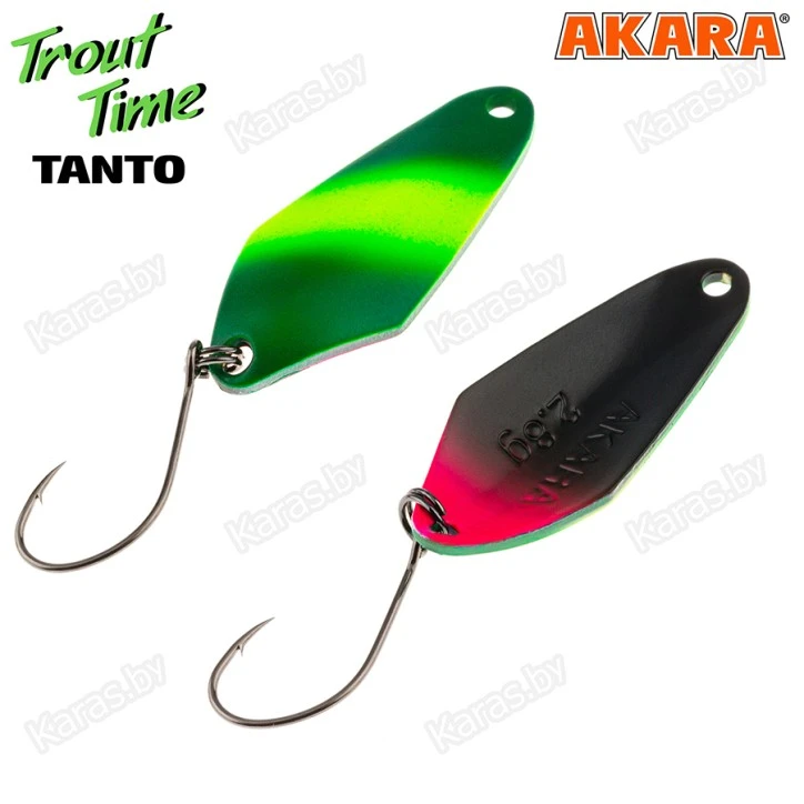 Блесна колеблющаяся Akara Trout Time Tanto (2.2 г)