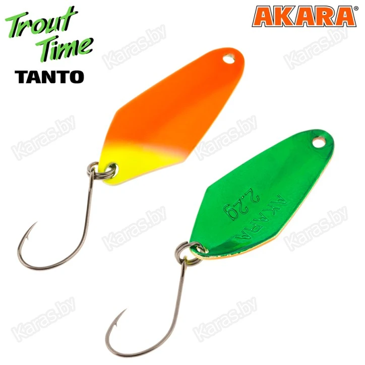 Блесна колеблющаяся Akara Trout Time Tanto (2.2 г)