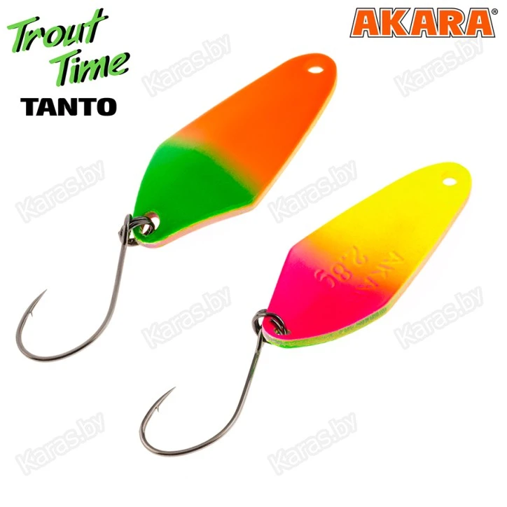 Блесна колеблющаяся Akara Trout Time Tanto (2.2 г)