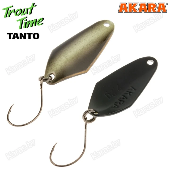 Блесна колеблющаяся Akara Trout Time Tanto (2.2 г)