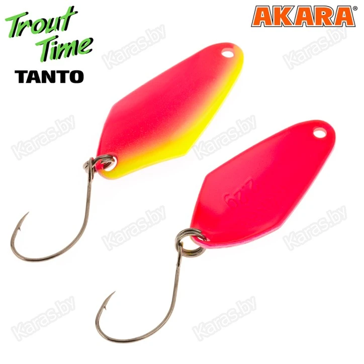 Блесна колеблющаяся Akara Trout Time Tanto (2.2 г)
