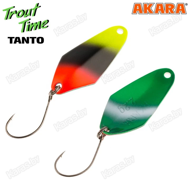 Блесна колеблющаяся Akara Trout Time Tanto (2.2 г)
