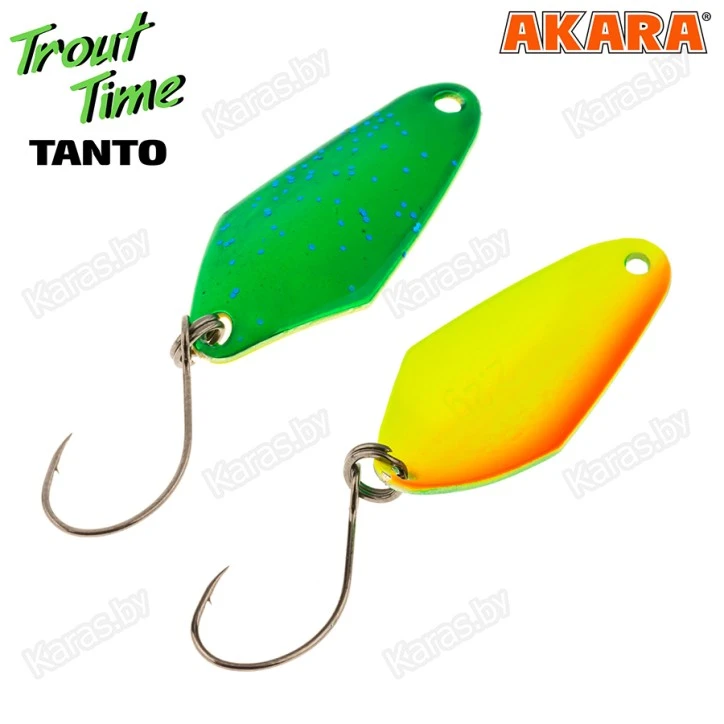 Блесна колеблющаяся Akara Trout Time Tanto (2.2 г)