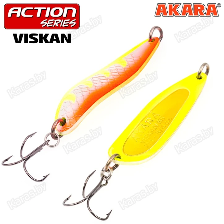 Блесна колеблющаяся Akara Action Series Viskan (80мм/21г)