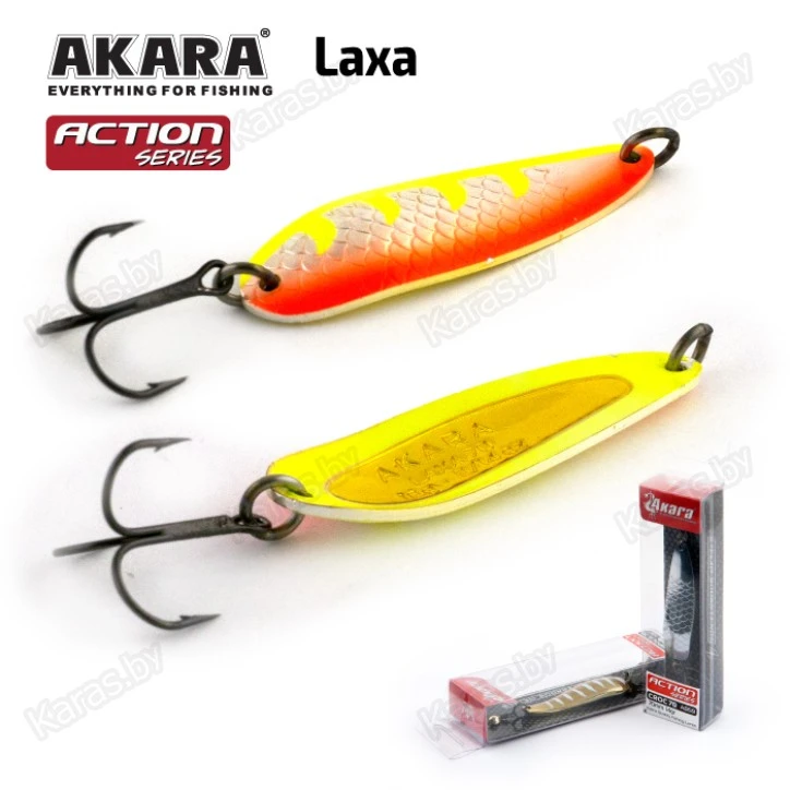 Блесна колеблющаяся Akara Action Series Laxa (70мм/24г)