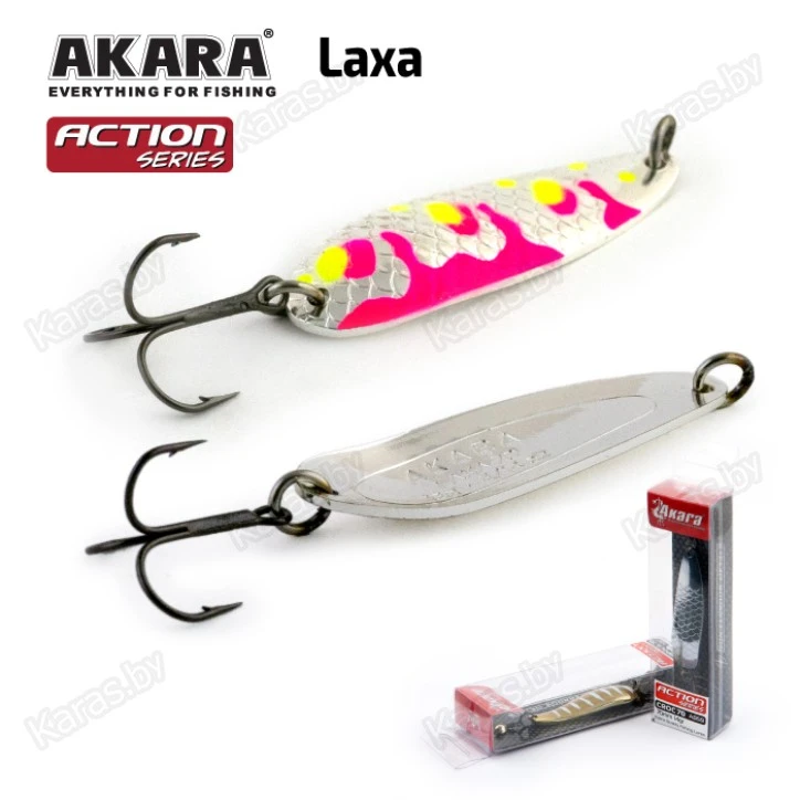 Блесна колеблющаяся Akara Action Series Laxa (70мм/24г)