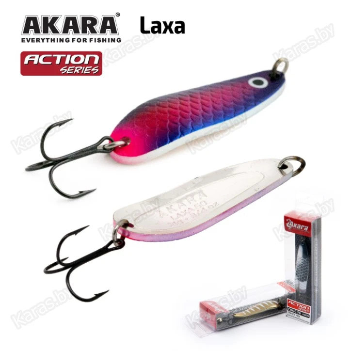 Блесна колеблющаяся Akara Action Series Laxa (60мм/21г)