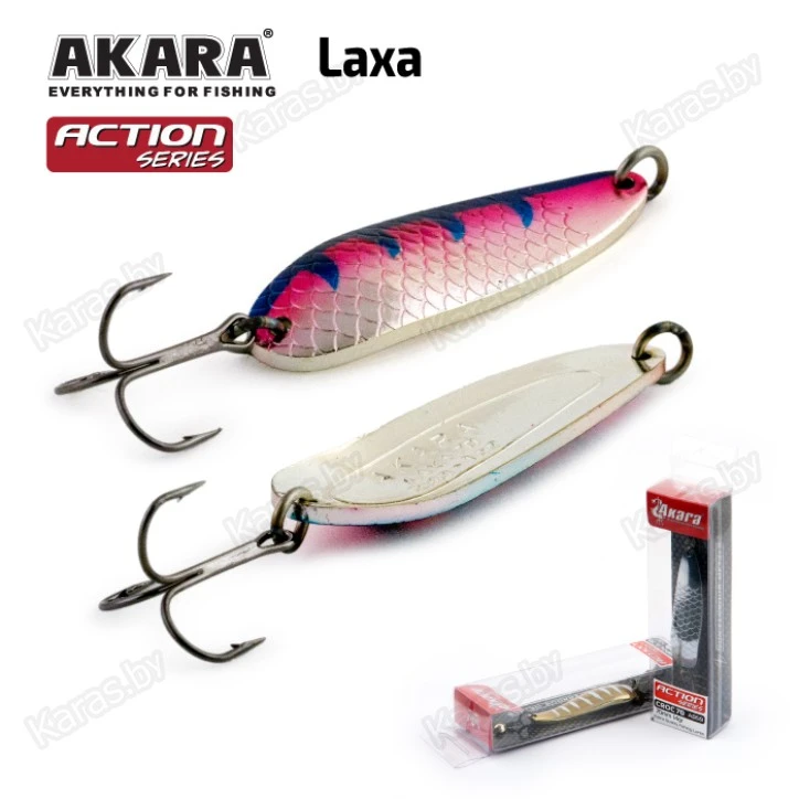 Блесна колеблющаяся Akara Action Series Laxa (60мм/21г)