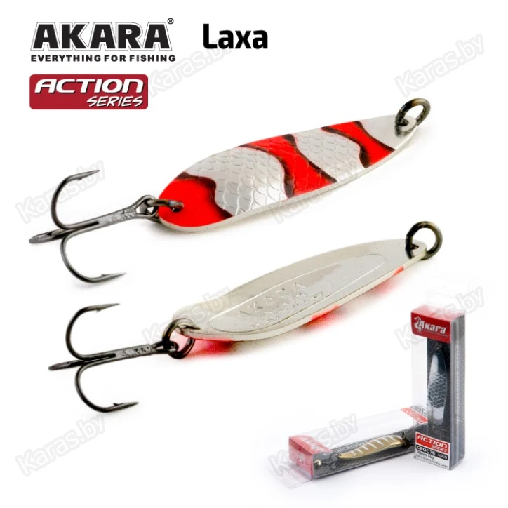 Блесна колеблющаяся Akara Action Series Laxa (70мм/24г)