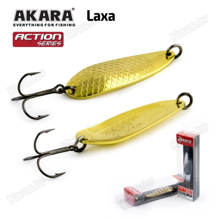 Блесна колеблющаяся Akara Action Series Laxa (70мм/24г)