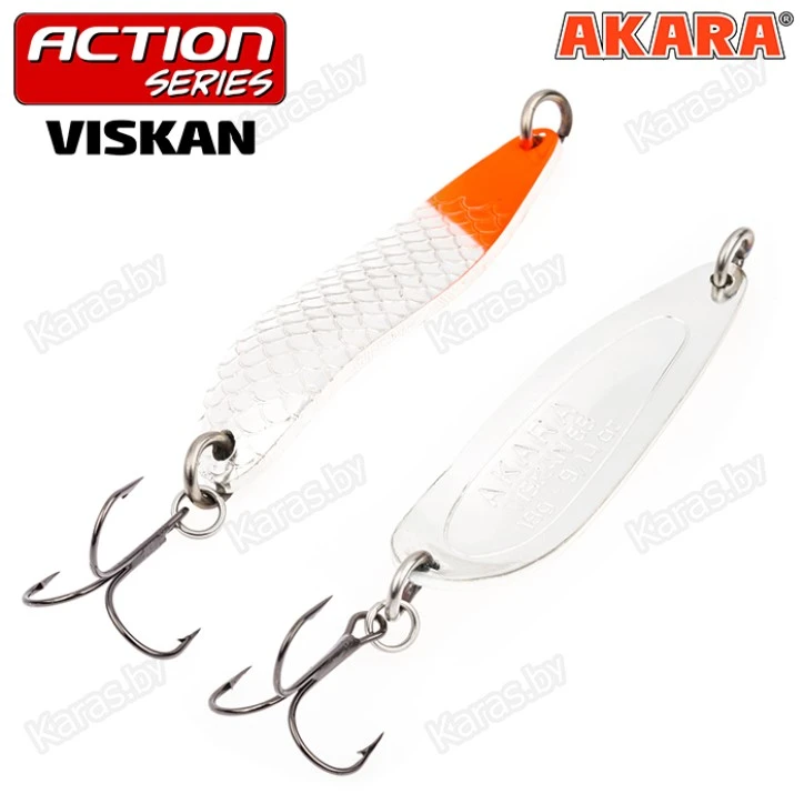 Блесна колеблющаяся Akara Action Series Viskan (80мм/21г)