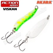Блесна колеблющаяся Akara Action Series Viskan (80мм/21г)