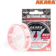 Леска монофильная Akara Glx Ice Red 30 м