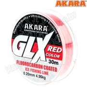 Леска монофильная Akara Glx Ice Red 30 м