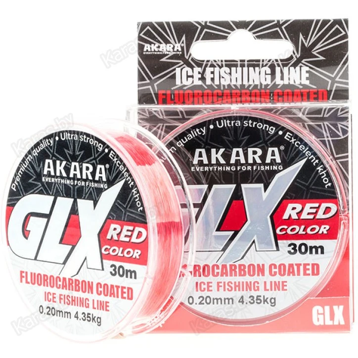Леска монофильная Akara Glx Ice Red 30 м
