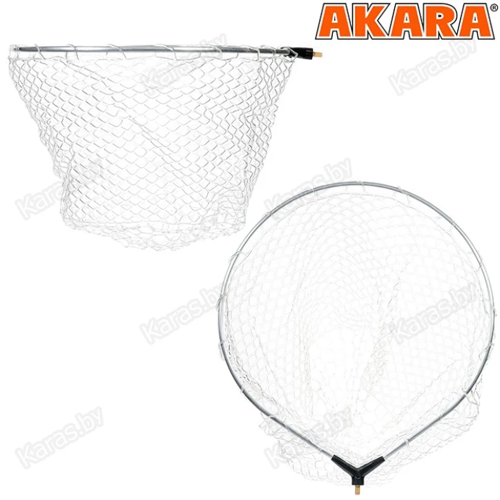 Голова подсачека Akara PF G-2 50х48 см (силиконовая сетка)