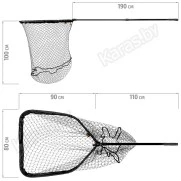 Подсачек телескопический Akara PK-10 80х90 см (280 см)