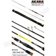 Спиннинг Akara Magista GT 702ML, углеволокно, штекерный, 2.1 м, тест: 4,5-19 г, 120 г
