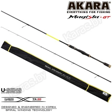 Спиннинг Akara Magista GT 702ML, углеволокно, штекерный, 2.1 м, тест: 4,5-19 г, 120 г
