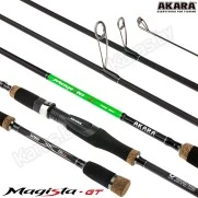 Спиннинг Akara Magista GT 702L, углеволокно, штекерный, 2.1 м, тест: 2,5-11 г, 117 г
