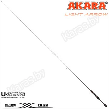 Спиннинг Akara Light Arrow UL, углеволокно, 1.88 м, тест: 0.8-5 г, 68 г
