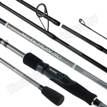 Спиннинг Akara Selection Jig ML, углеволокно, штекерный, 2.13 м, тест: 4-21 г, 113 г