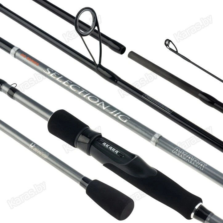 Спиннинг Akara Selection Jig ML, углеволокно, штекерный, 2.13 м, тест: 4-21 г, 113 г