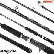 Спиннинг Akara Target Pike H, углеволокно, штекерный, 2.57 м, тест: 60-170 г, 306 г