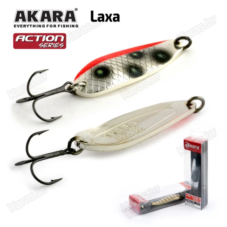 Блесна колеблющаяся Akara Action Series Laxa (60мм/21г)