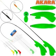 Зимняя удочка Akara RHS-G3R-Y, тест: 1.5-5 г, длина 39 см