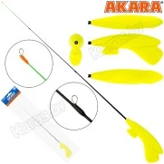 Зимняя удочка Akara RHS-G3R-Y, тест: 1.5-5 г, длина 39 см