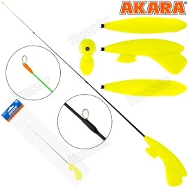 Зимняя удочка Akara RHS-G3R-Y, тест: 1.5-5 г, длина 39 см
