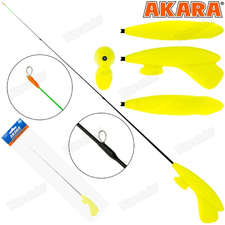 Зимняя удочка Akara RHS-G3R-Y, тест: 1.5-5 г, длина 39 см
