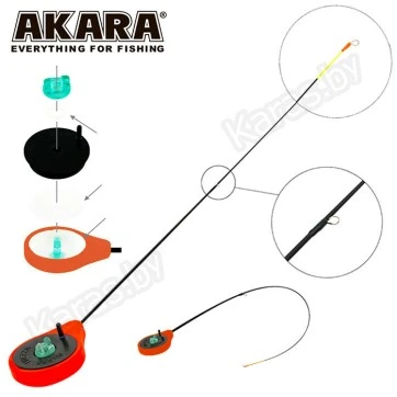 Зимняя удочка Akara Finezza SPS-R тест: 1-4, 40 см